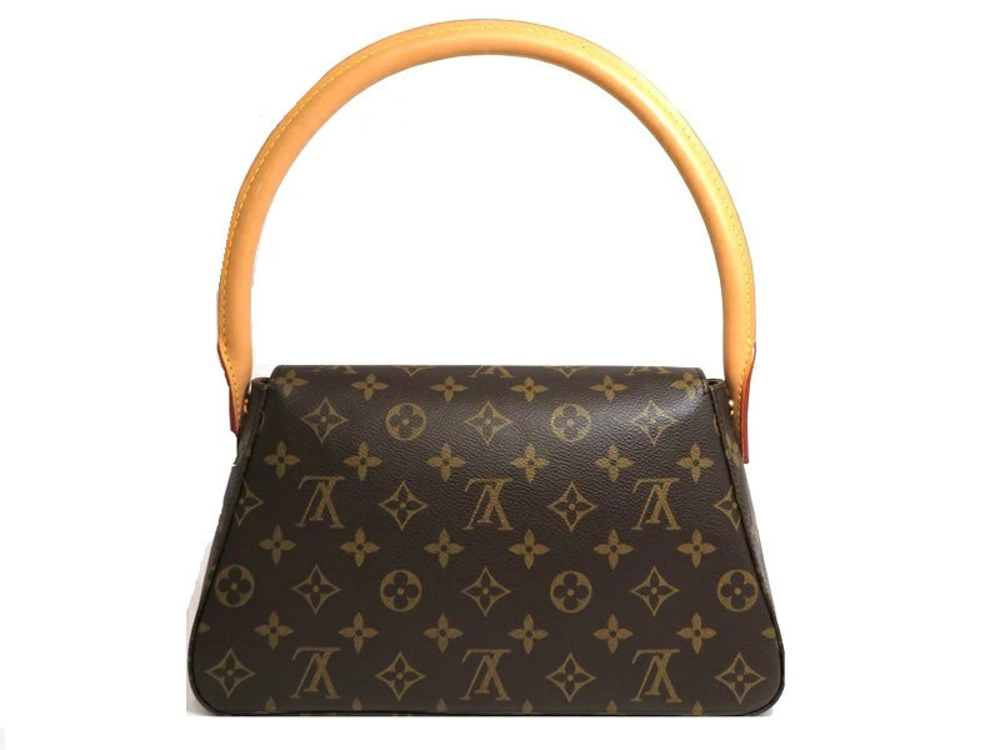 Louis Vuitton Monogram Shoulder Bag HU Looping Brown